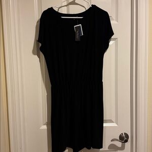 Black Short Sleeve Dress